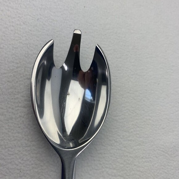 MCM Salad Utensils Fork Spoon Acrylic Beaded Handle 11.5” - Picture 7 of 7